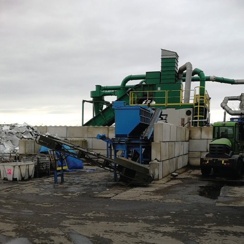 Linka na drcení elektrošrotu